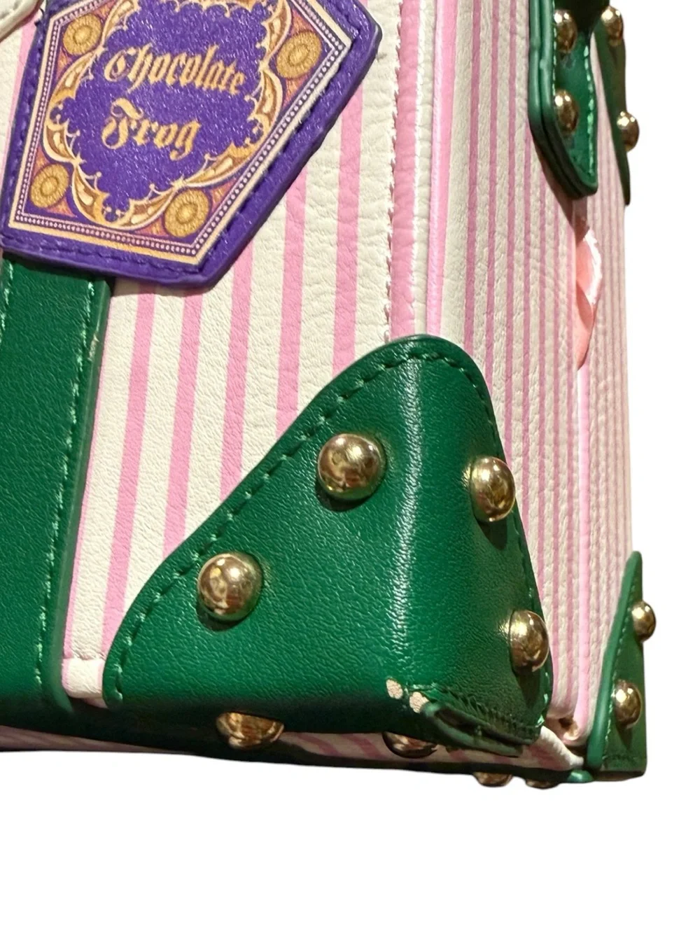 HoneyDukes Harry Potter Pink & Green Patchwork Trunk Bag Crossbody, Brand New